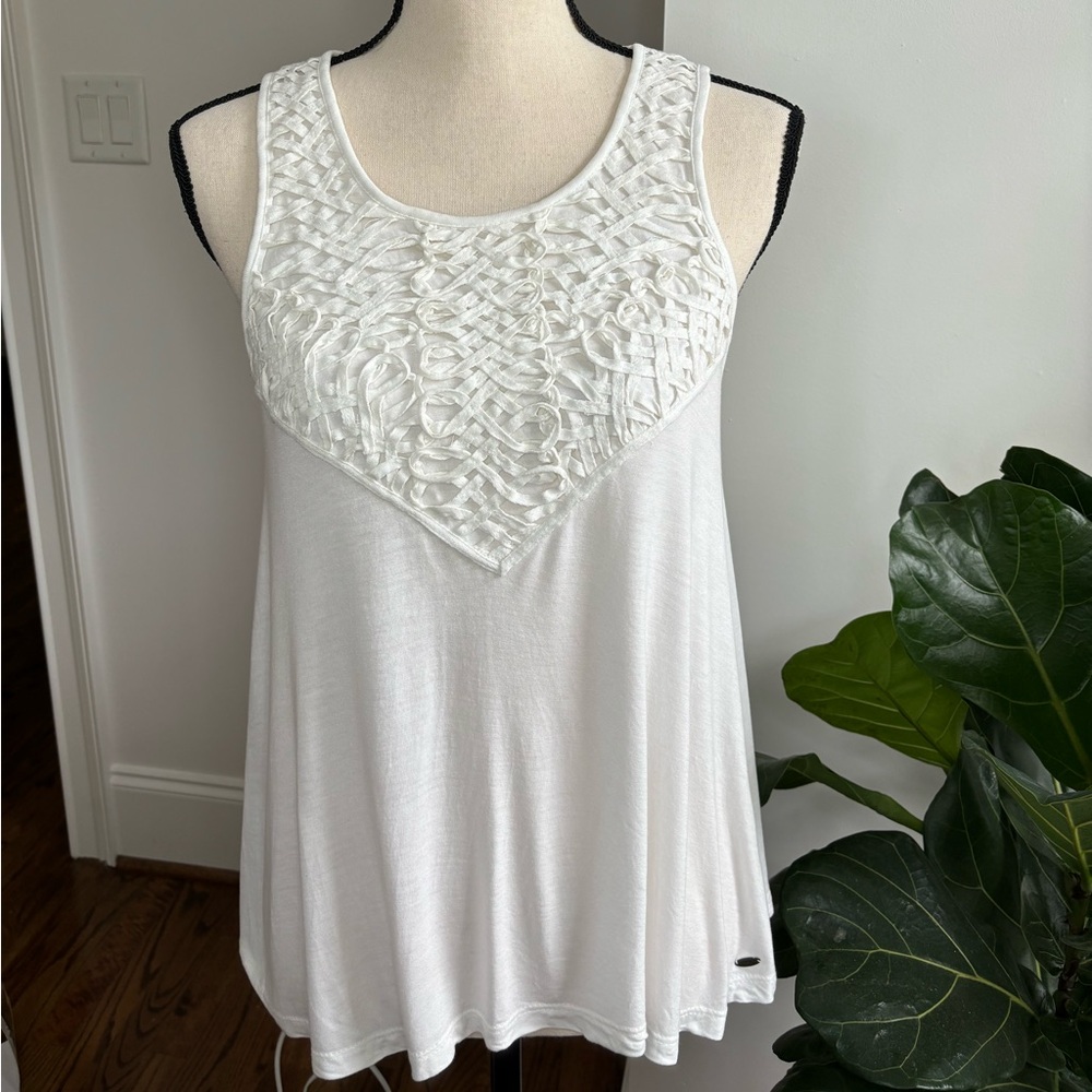 O’neill women’s white sleeveless tank size small